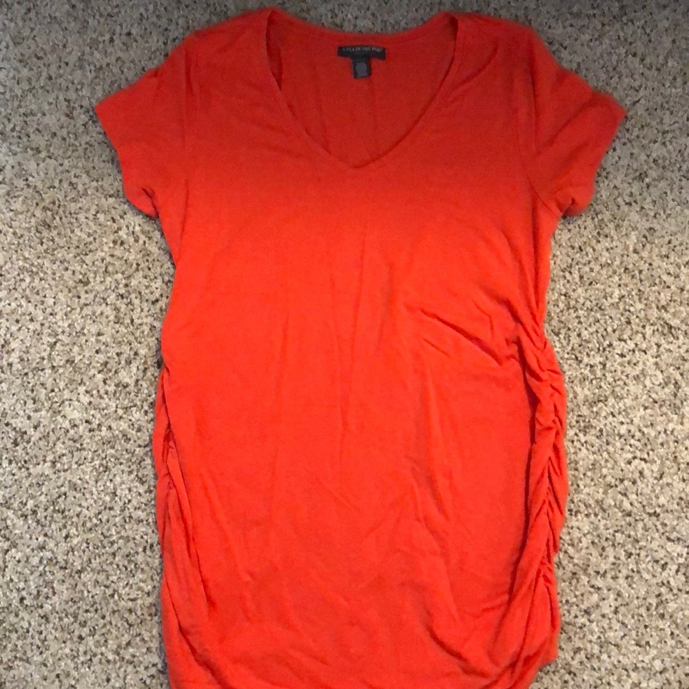 A Pea in the Pod coral shirt